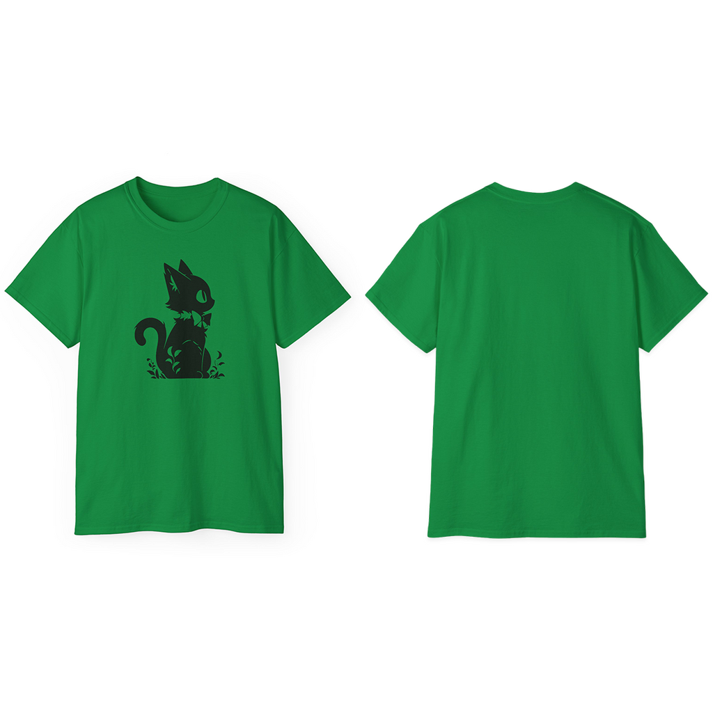 100%纯棉短袖T恤 | Minimalism-Cat-013