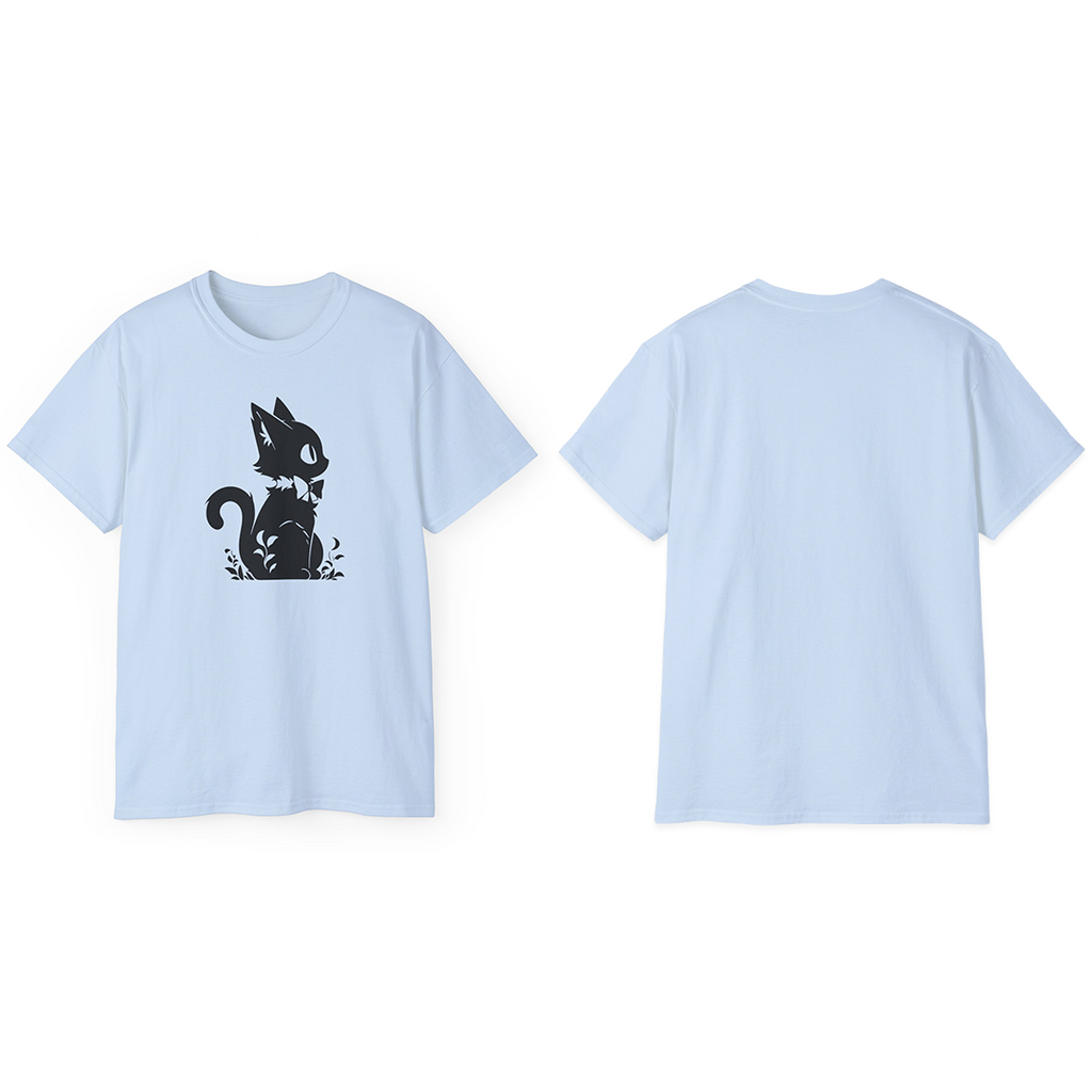100%纯棉短袖T恤 | Minimalism-Cat-013