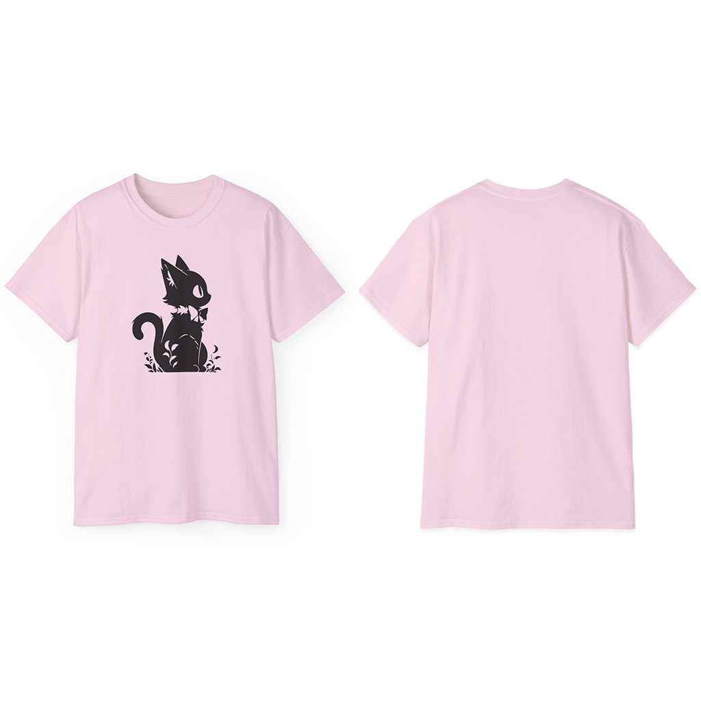 100%纯棉短袖T恤 | Minimalism-Cat-013