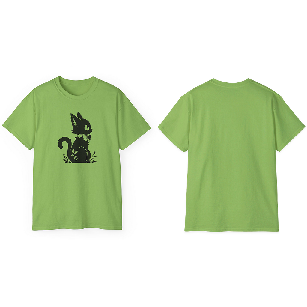 100%纯棉短袖T恤 | Minimalism-Cat-013