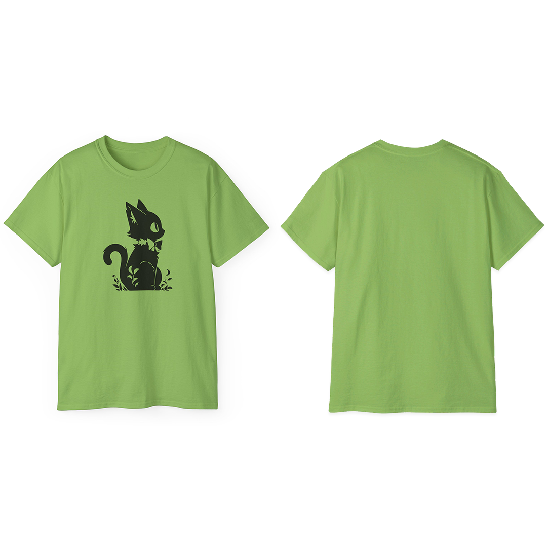 100%纯棉短袖T恤 | Minimalism-Cat-013