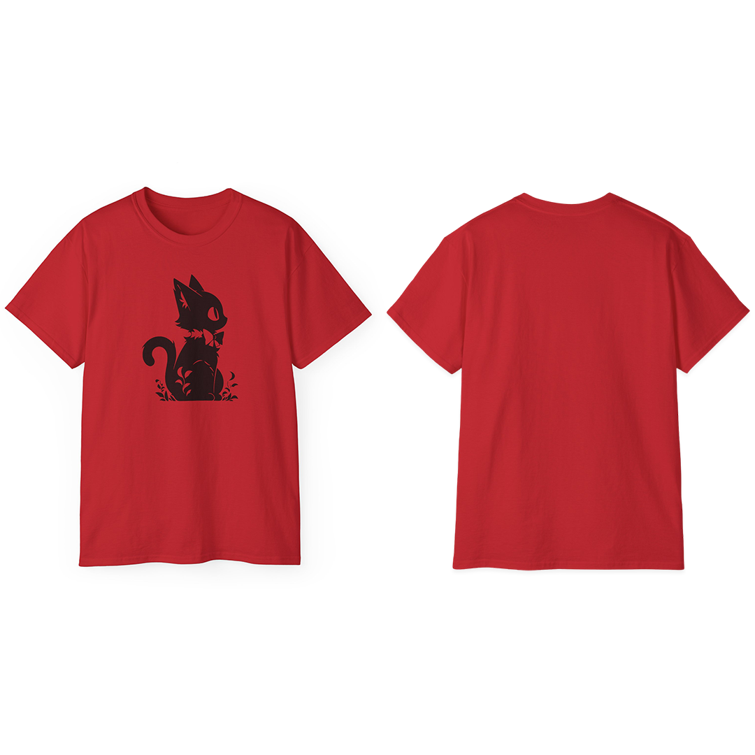 100%纯棉短袖T恤 | Minimalism-Cat-013