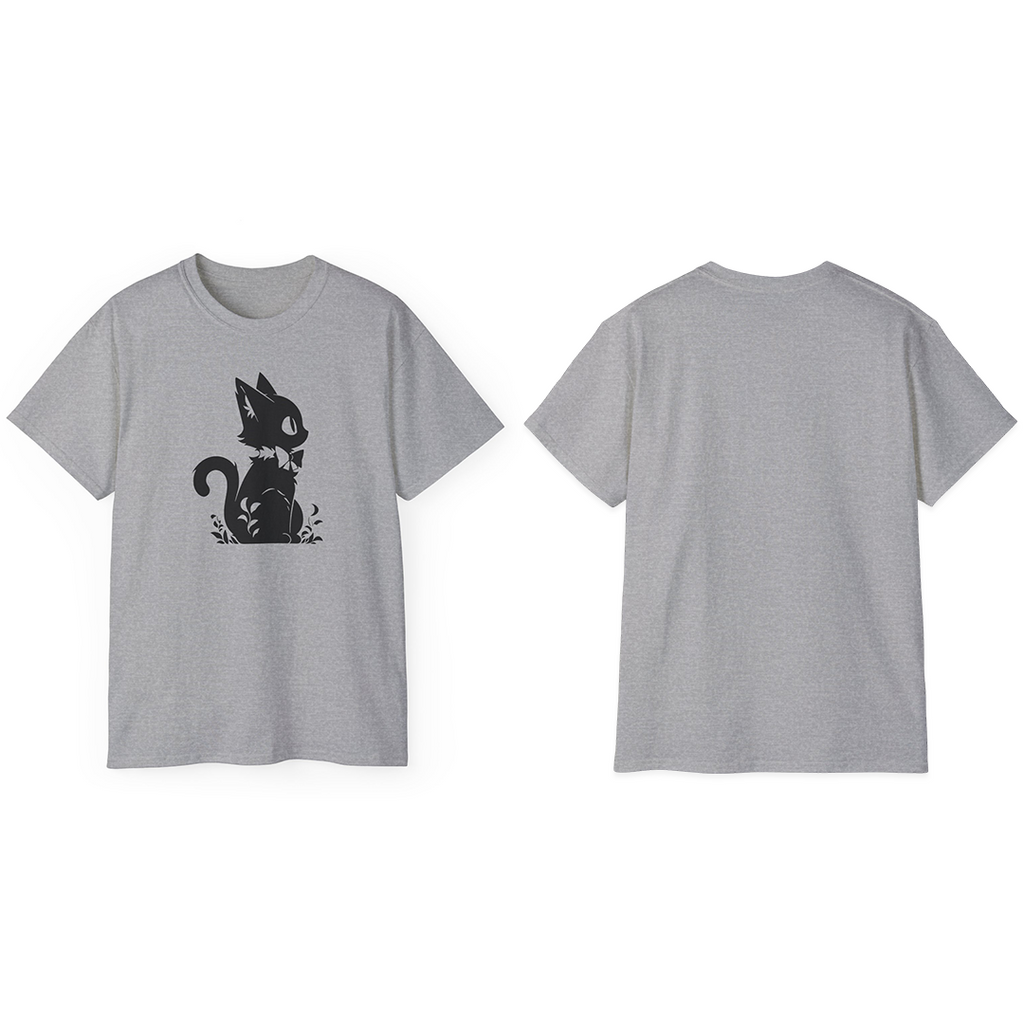 100%纯棉短袖T恤 | Minimalism-Cat-013