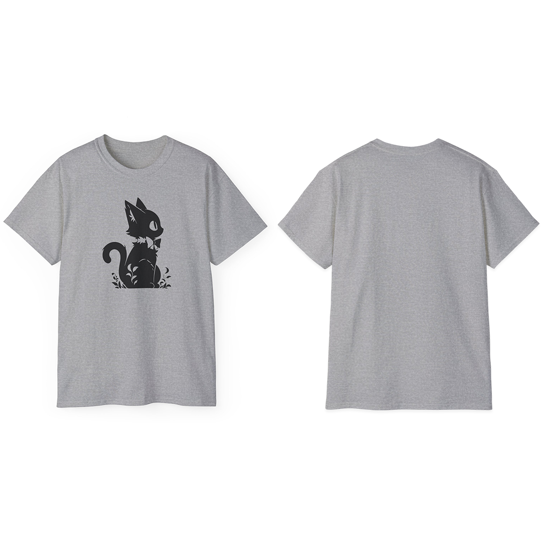 100%纯棉短袖T恤 | Minimalism-Cat-013