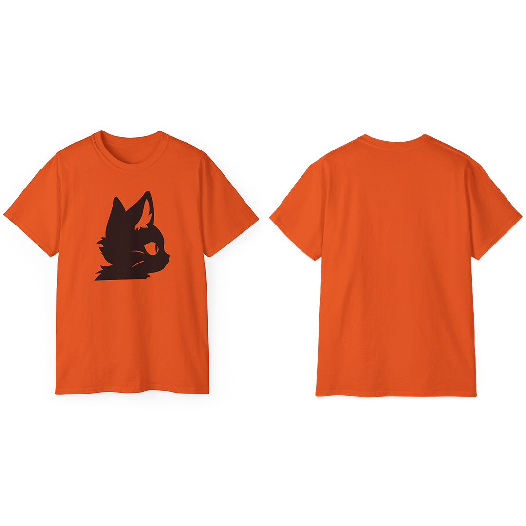 100% Cotton Short Sleeve Tee | Minimalism-Cat-018