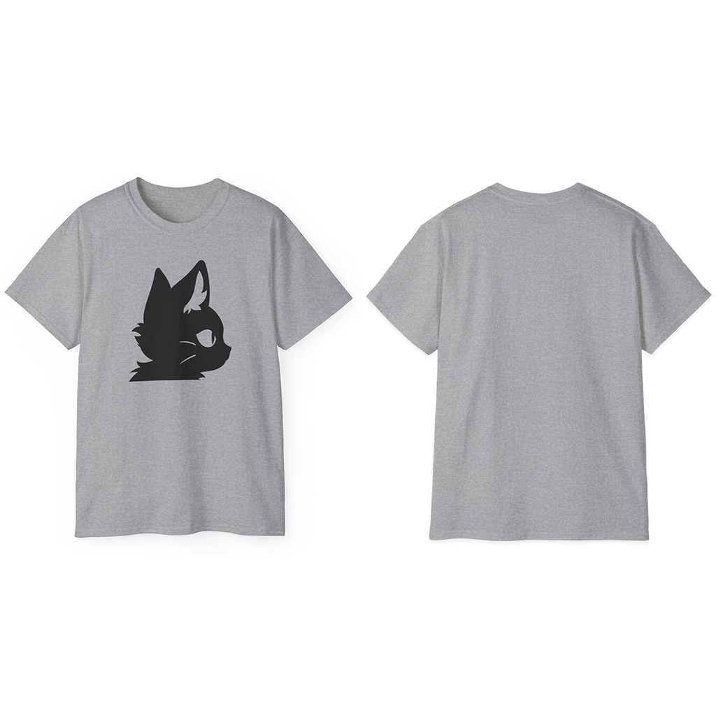 100%纯棉短袖T恤 | Minimalism-Cat-018