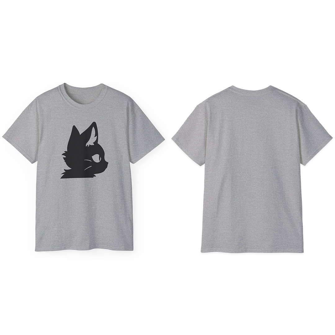 100% Cotton Short Sleeve Tee | Minimalism-Cat-018