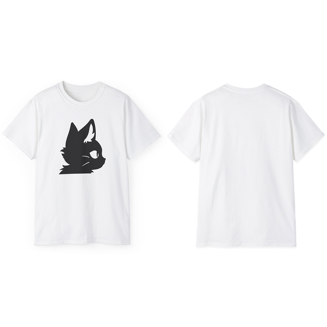 100% Cotton Short Sleeve Tee | Minimalism-Cat-018