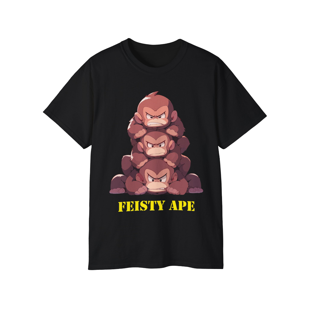 100% Cotton Short Sleeve Tee | Kawaii-Ape-001