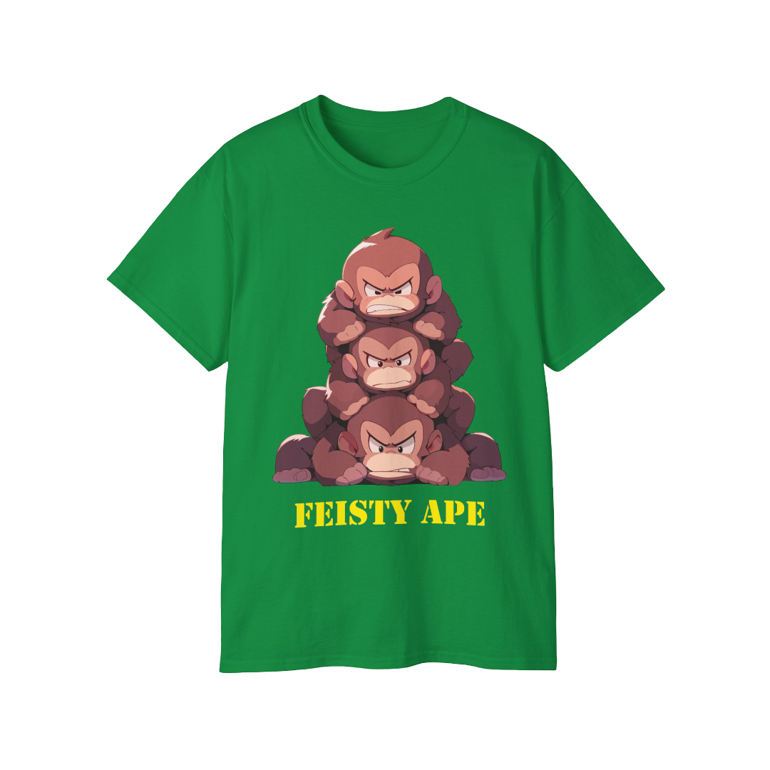 100% Cotton Short Sleeve Tee | Kawaii-Ape-001