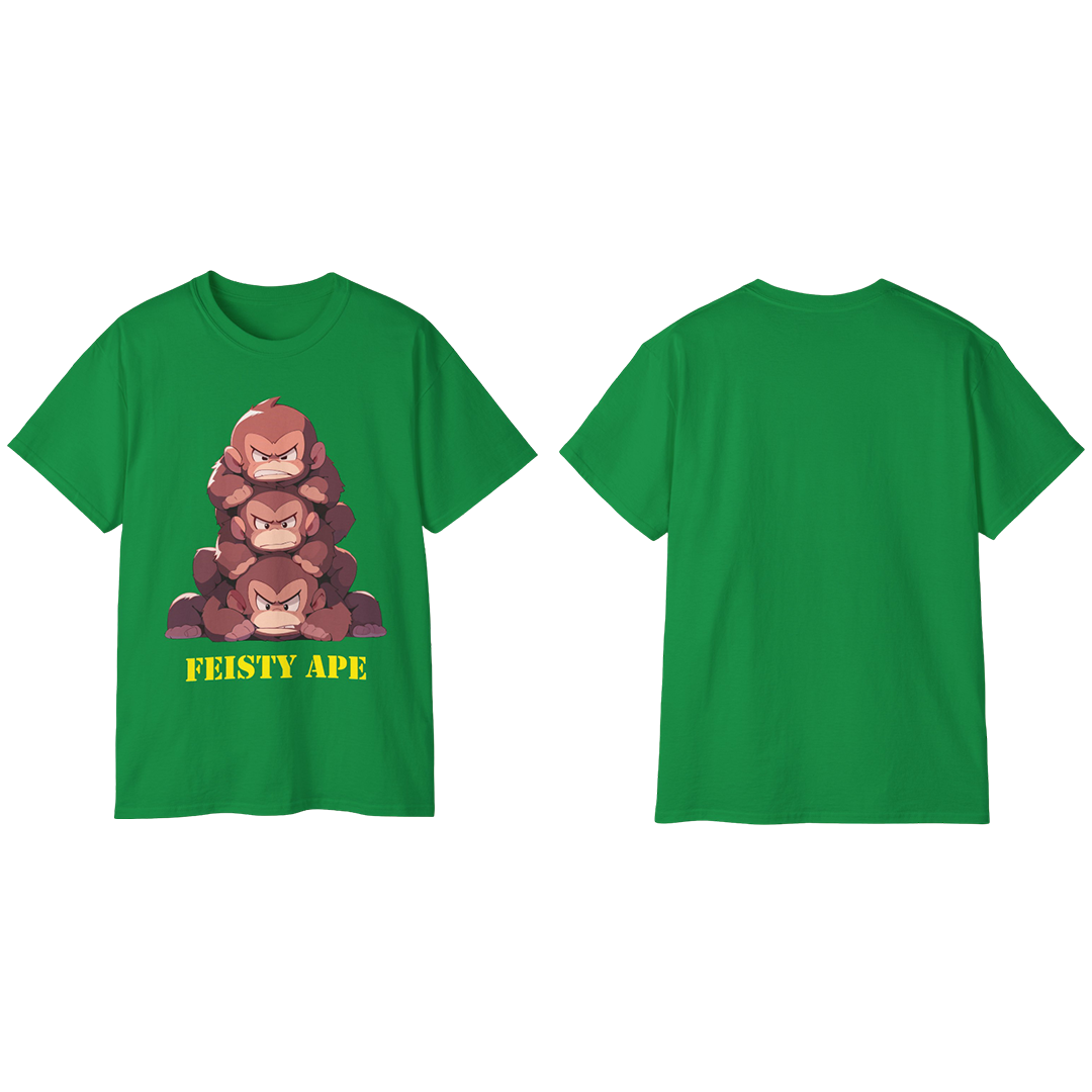 100% Cotton Short Sleeve Tee | Kawaii-Ape-001