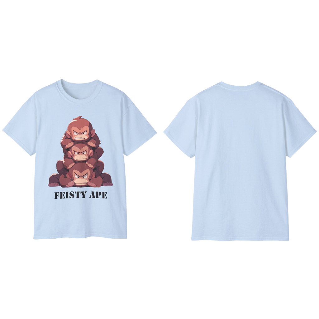 100%纯棉短袖T恤 | Kawaii-Ape-001