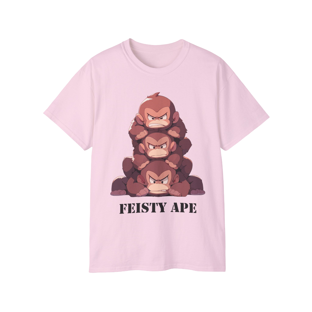 100% Cotton Short Sleeve Tee | Kawaii-Ape-001