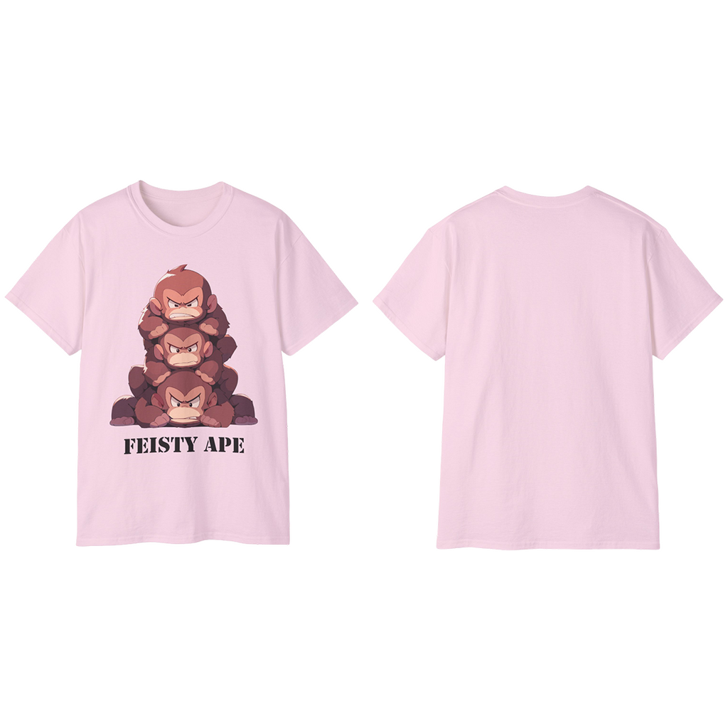 100%纯棉短袖T恤 | Kawaii-Ape-001