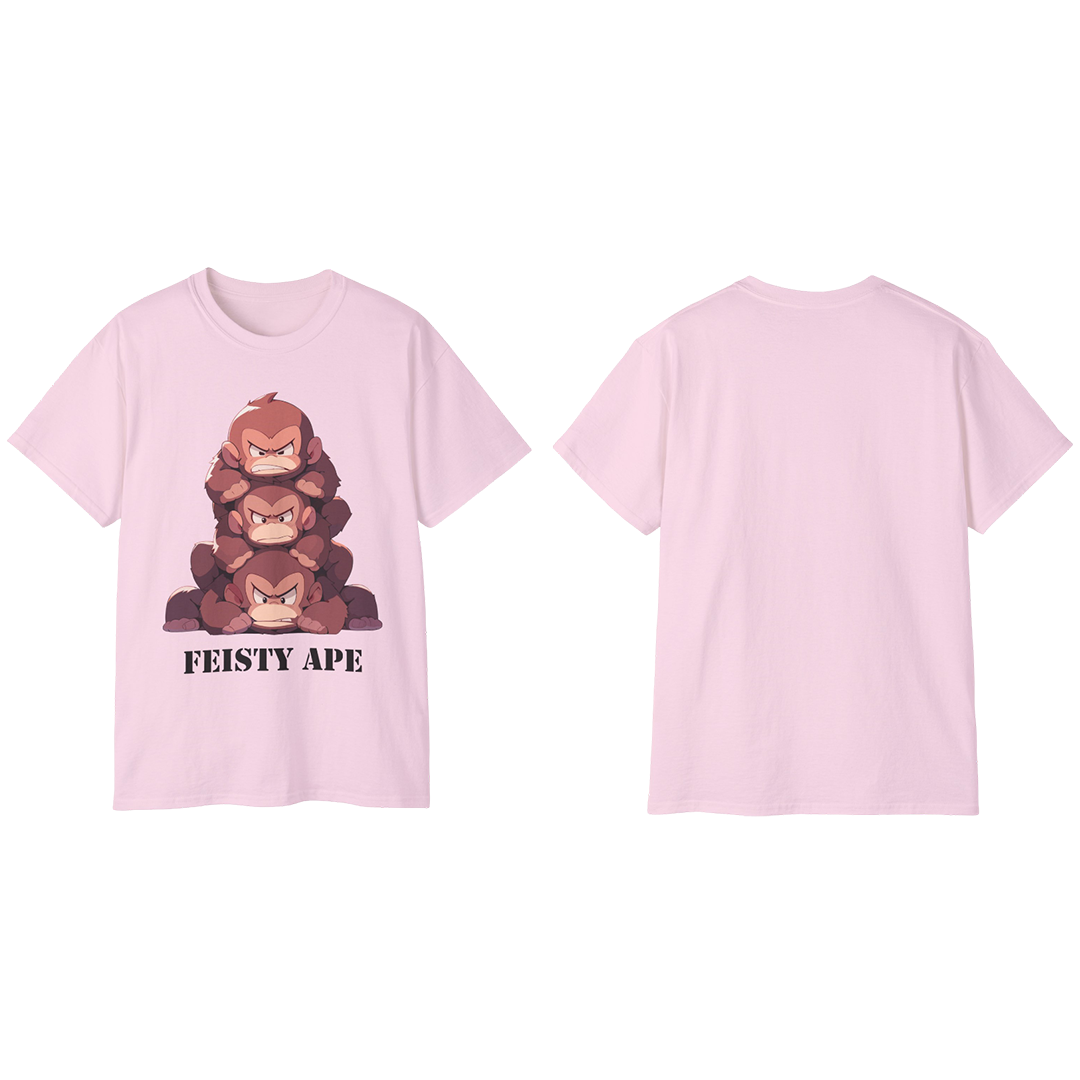 100% Cotton Short Sleeve Tee | Kawaii-Ape-001