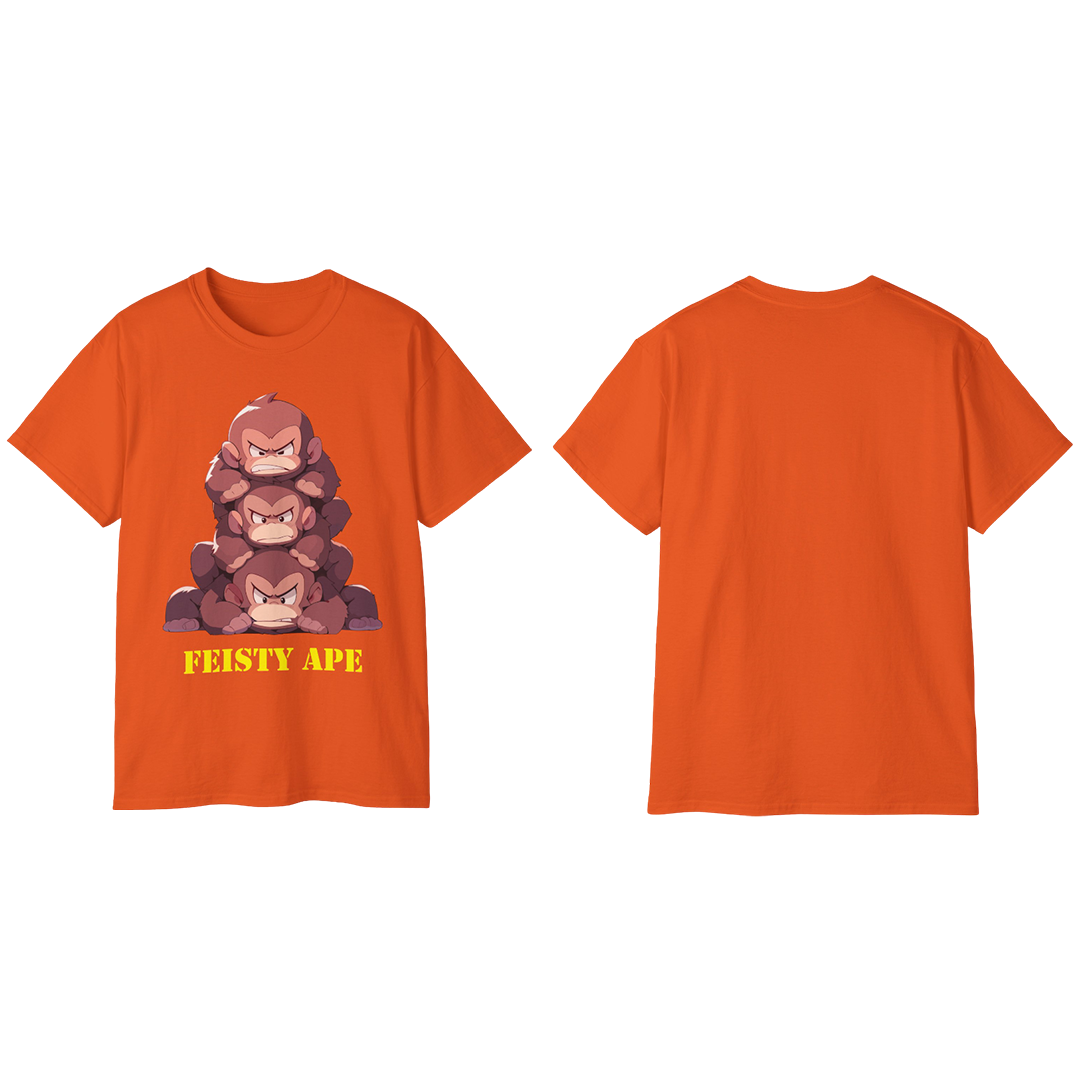 100% Cotton Short Sleeve Tee | Kawaii-Ape-001