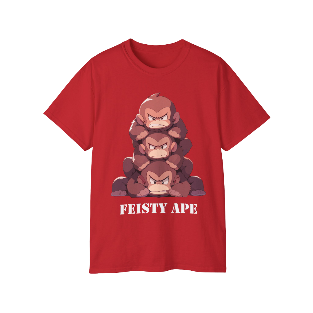 100% Cotton Short Sleeve Tee | Kawaii-Ape-001