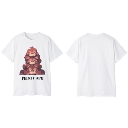 100% Cotton Short Sleeve Tee | Kawaii-Ape-001