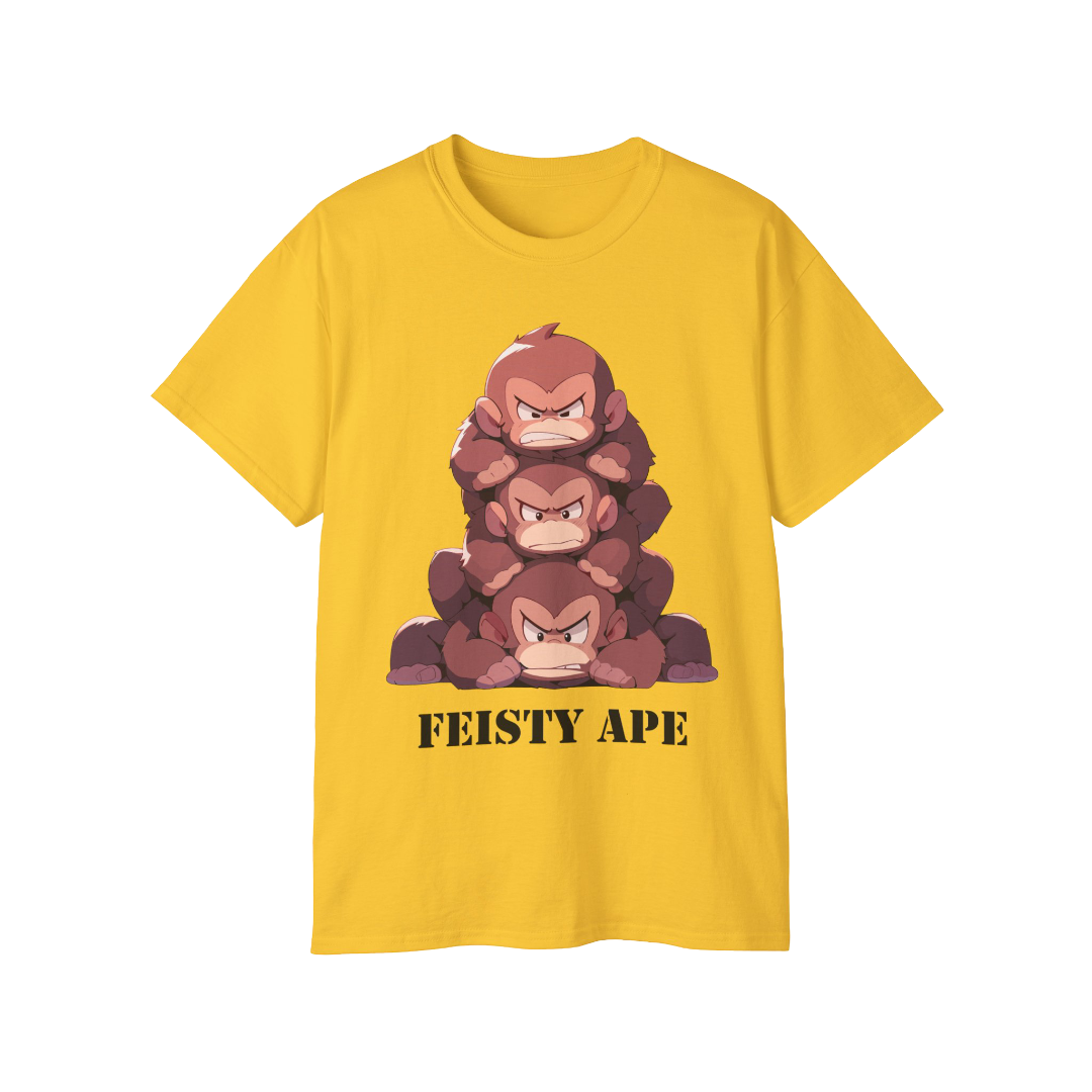 100% Cotton Short Sleeve Tee | Kawaii-Ape-001