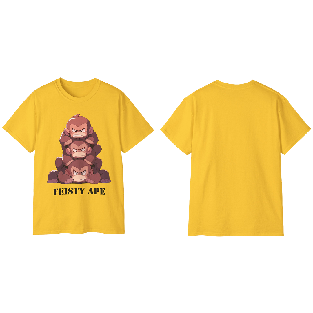 100% Cotton Short Sleeve Tee | Kawaii-Ape-001