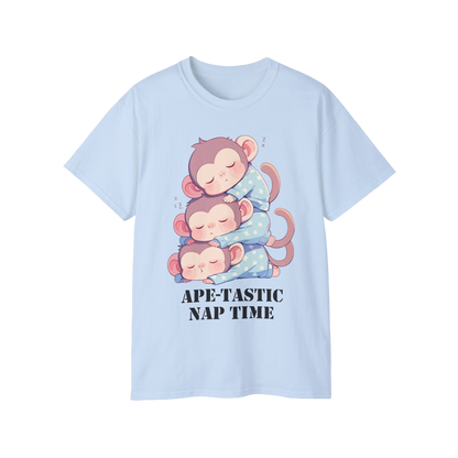 100% Cotton Short Sleeve Tee | Kawaii-Ape-003