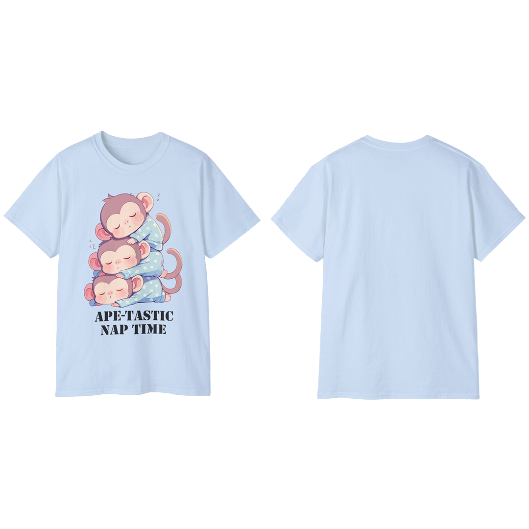 100% Cotton Short Sleeve Tee | Kawaii-Ape-003