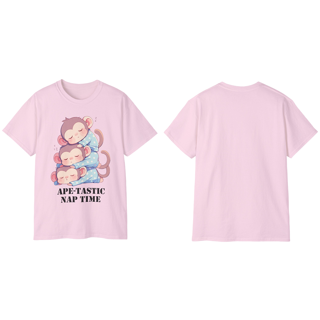 100%纯棉短袖T恤 | Kawaii-Ape-003