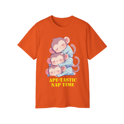 100% Cotton Short Sleeve Tee | Kawaii-Ape-003