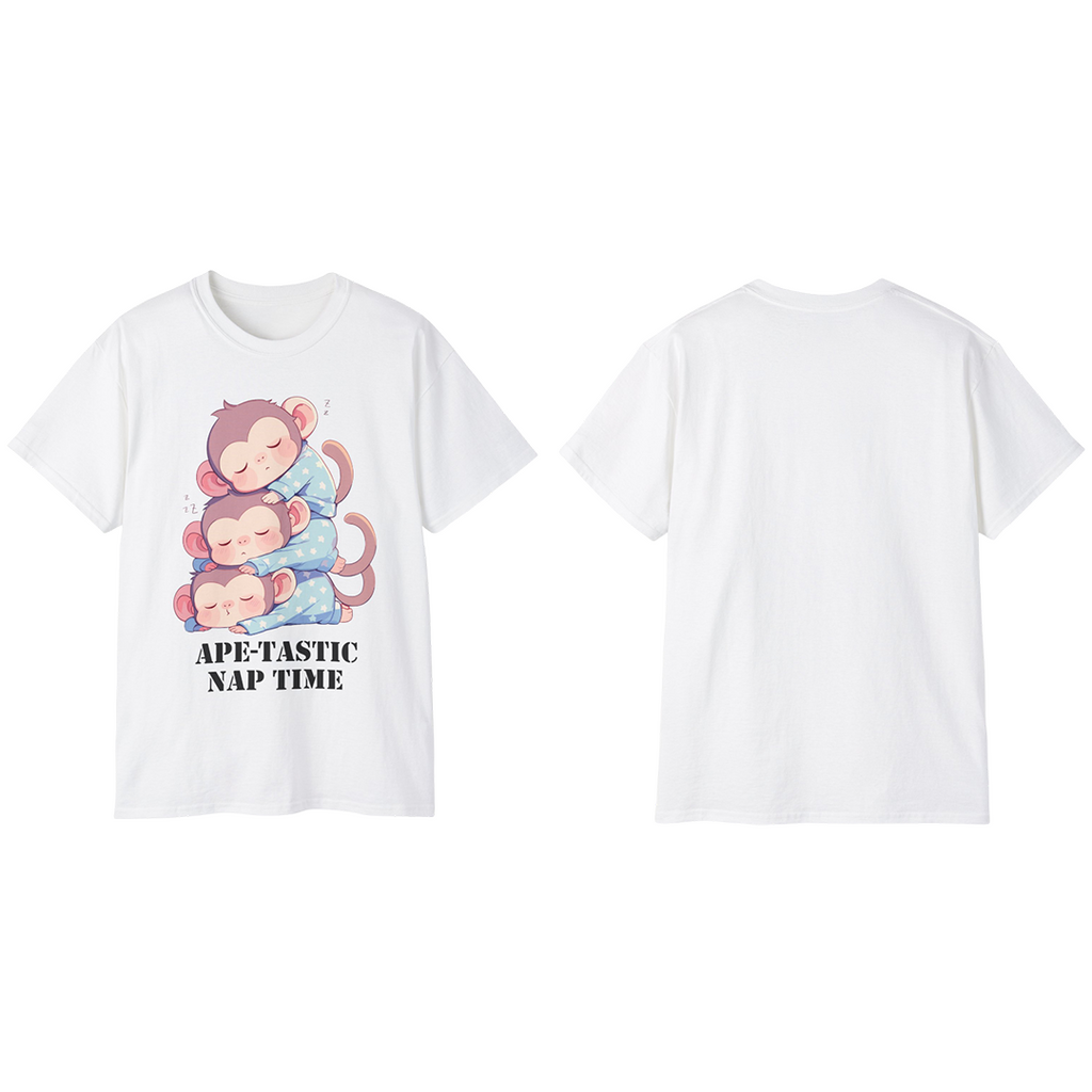 100%纯棉短袖T恤 | Kawaii-Ape-003