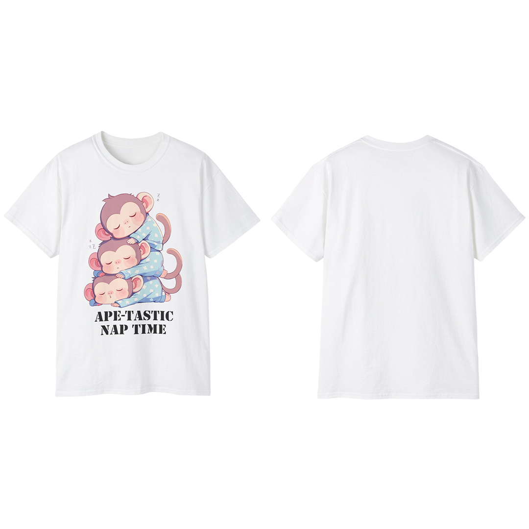 100%纯棉短袖T恤 | Kawaii-Ape-003