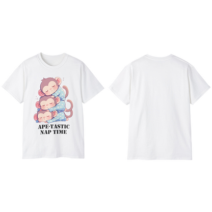 100% Cotton Short Sleeve Tee | Kawaii-Ape-003