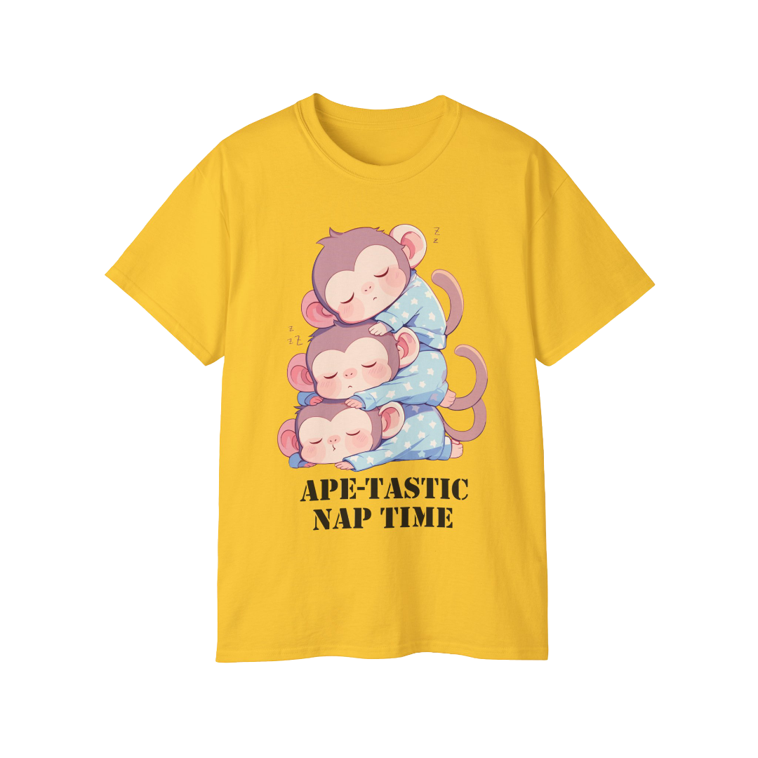 100% Cotton Short Sleeve Tee | Kawaii-Ape-003