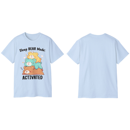 100% Cotton Short Sleeve Tee | Kawaii-Bear-001