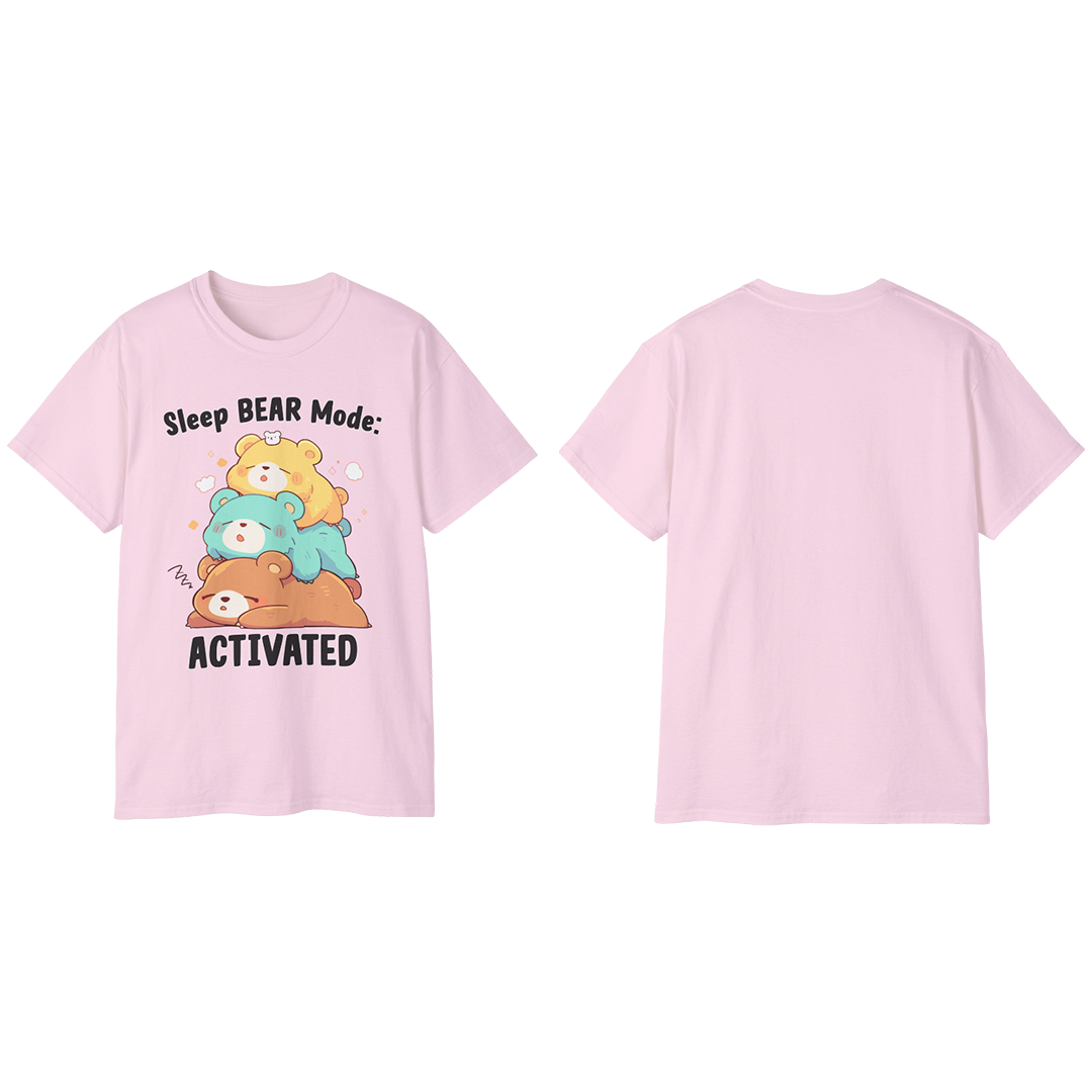100%纯棉短袖T恤 | Kawaii-Bear-001