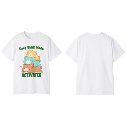 100% Cotton Short Sleeve Tee | Kawaii-Bear-001