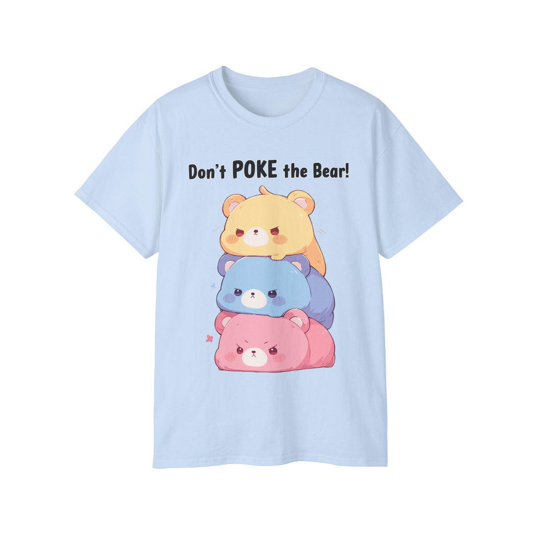 100%纯棉短袖T恤 | Kawaii-Bear-002