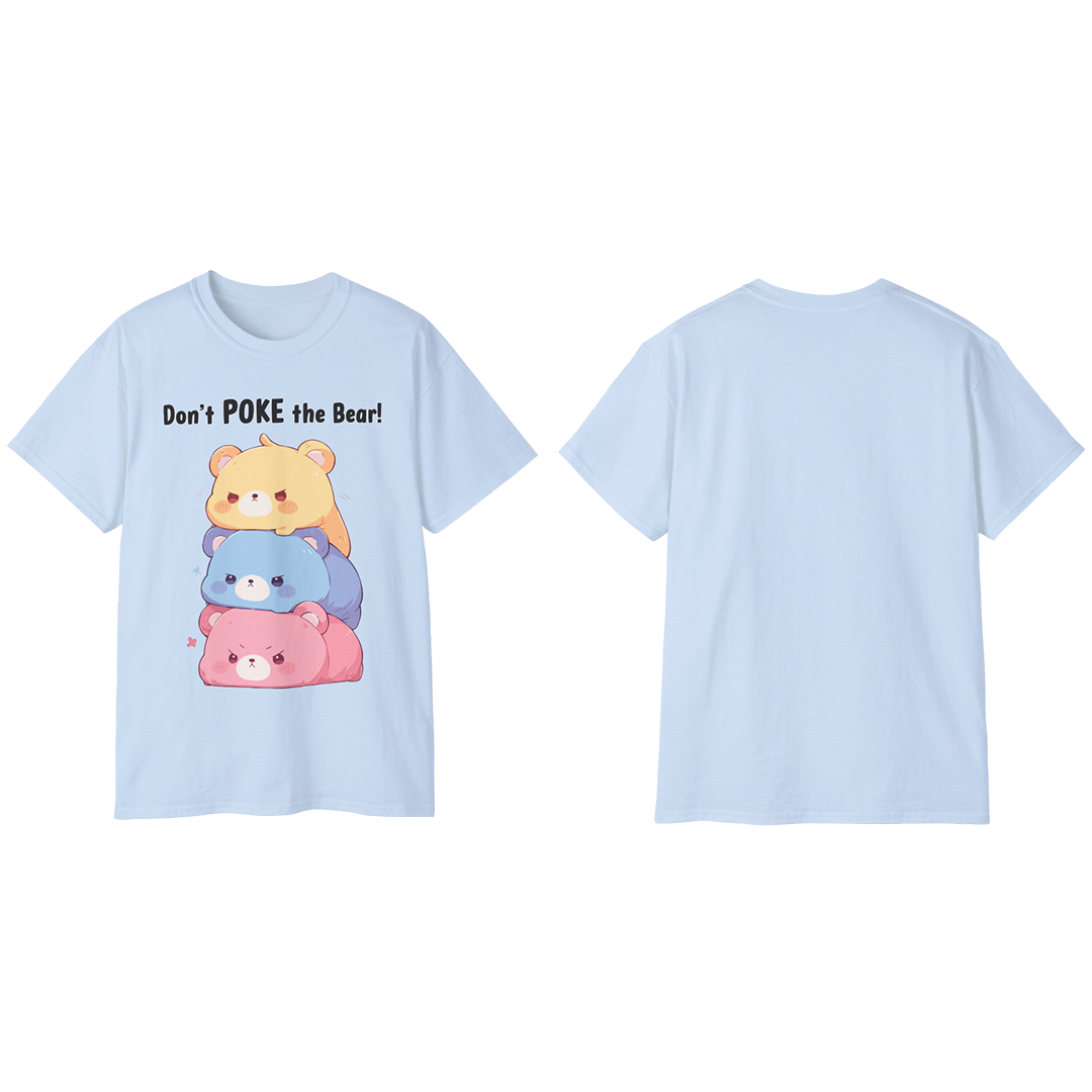 100%纯棉短袖T恤 | Kawaii-Bear-002