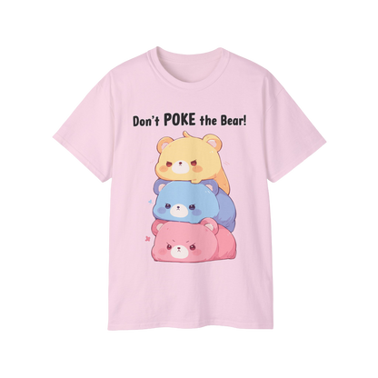 100% Cotton Short Sleeve Tee | Kawaii-Bear-002