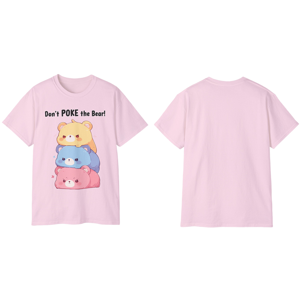 100%纯棉短袖T恤 | Kawaii-Bear-002