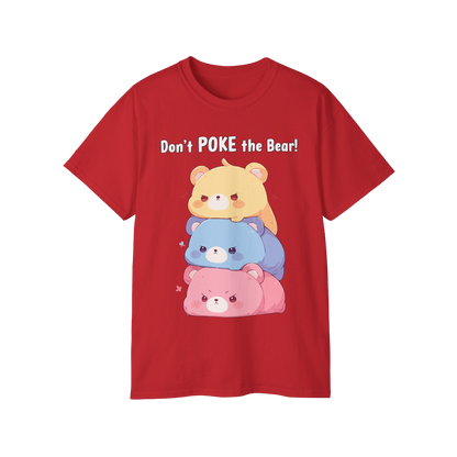 100% Cotton Short Sleeve Tee | Kawaii-Bear-002