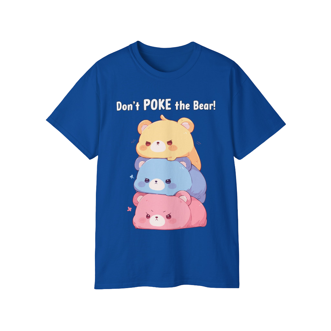 100% Cotton Short Sleeve Tee | Kawaii-Bear-002