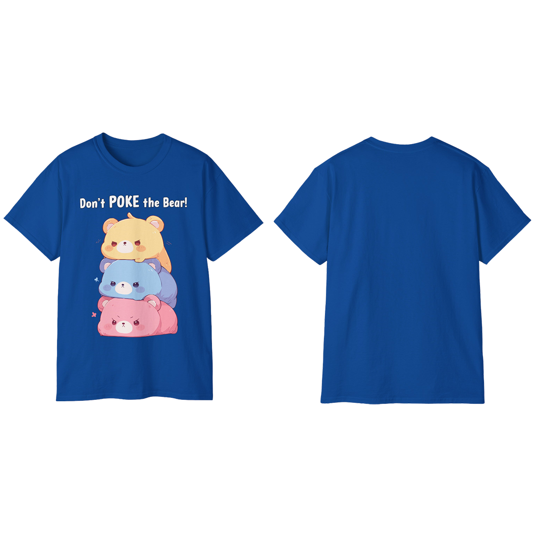 100% Cotton Short Sleeve Tee | Kawaii-Bear-002