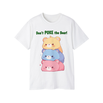 100% Cotton Short Sleeve Tee | Kawaii-Bear-002