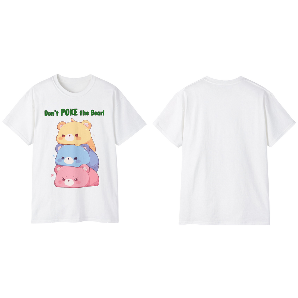 100%纯棉短袖T恤 | Kawaii-Bear-002