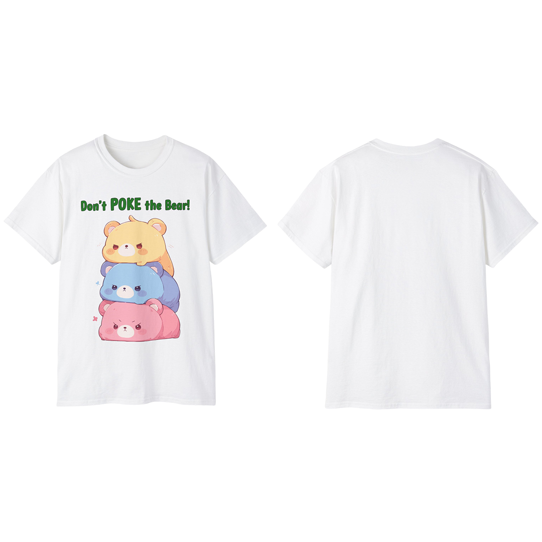 100%纯棉短袖T恤 | Kawaii-Bear-002
