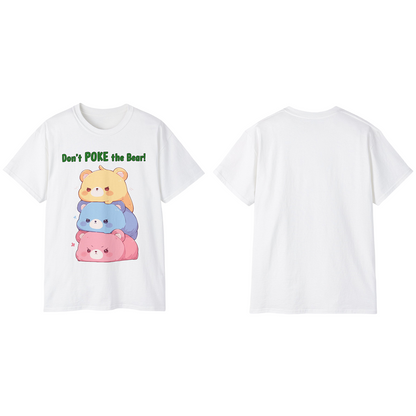 100% Cotton Short Sleeve Tee | Kawaii-Bear-002