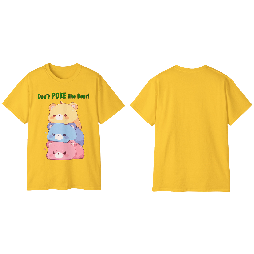 100% Cotton Short Sleeve Tee | Kawaii-Bear-002