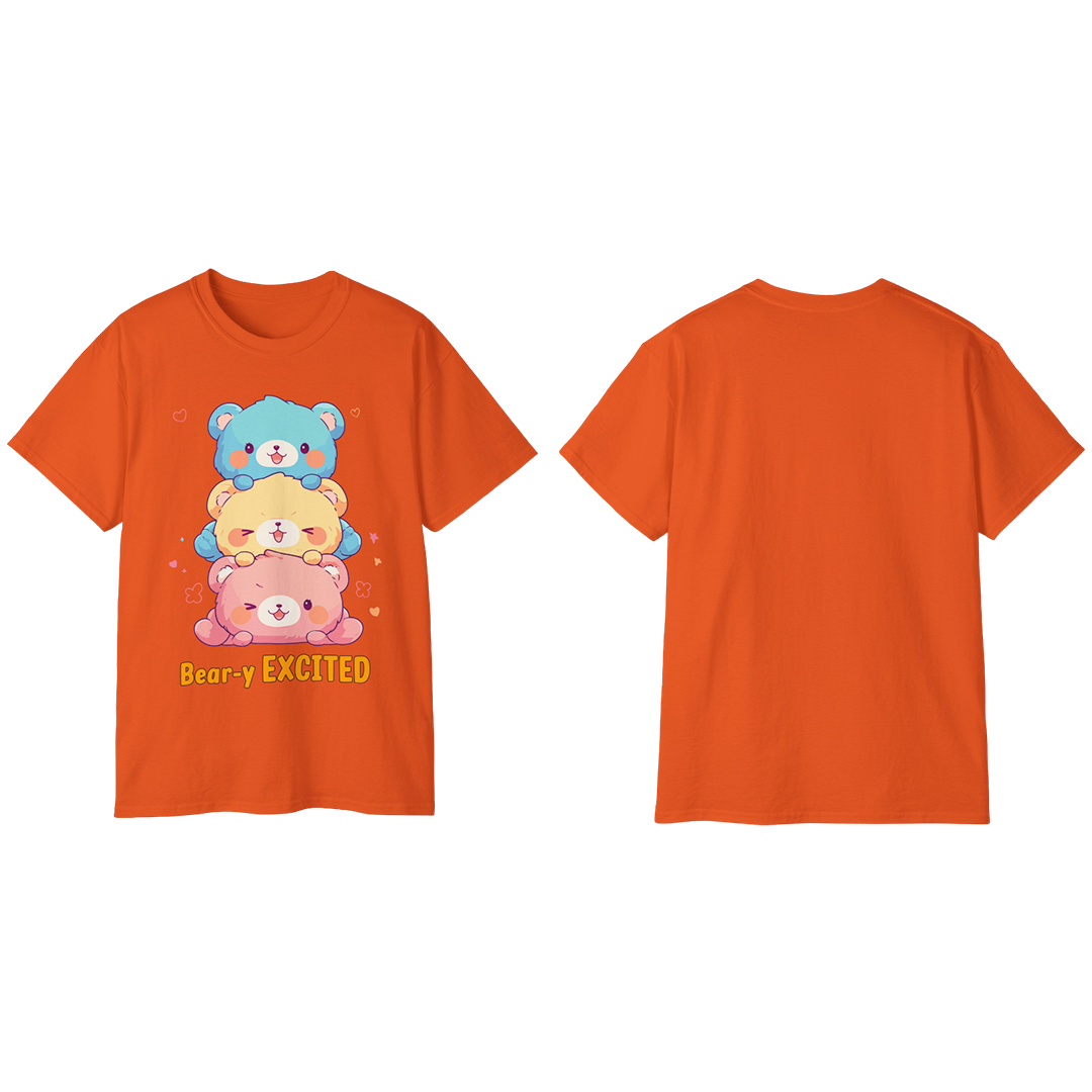 100%纯棉短袖T恤 | Kawaii-Bear-003