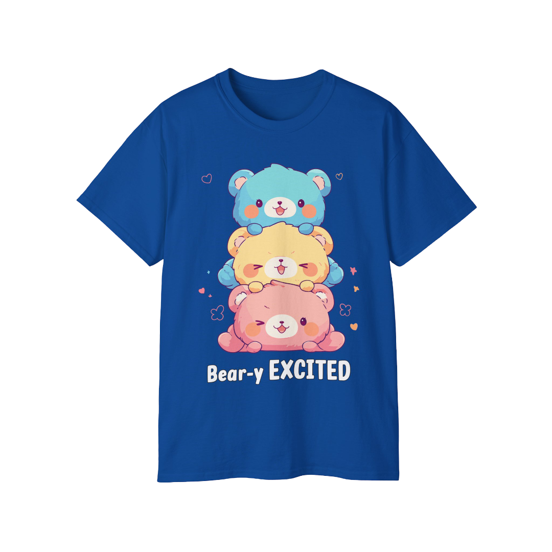 100%纯棉短袖T恤 | Kawaii-Bear-003
