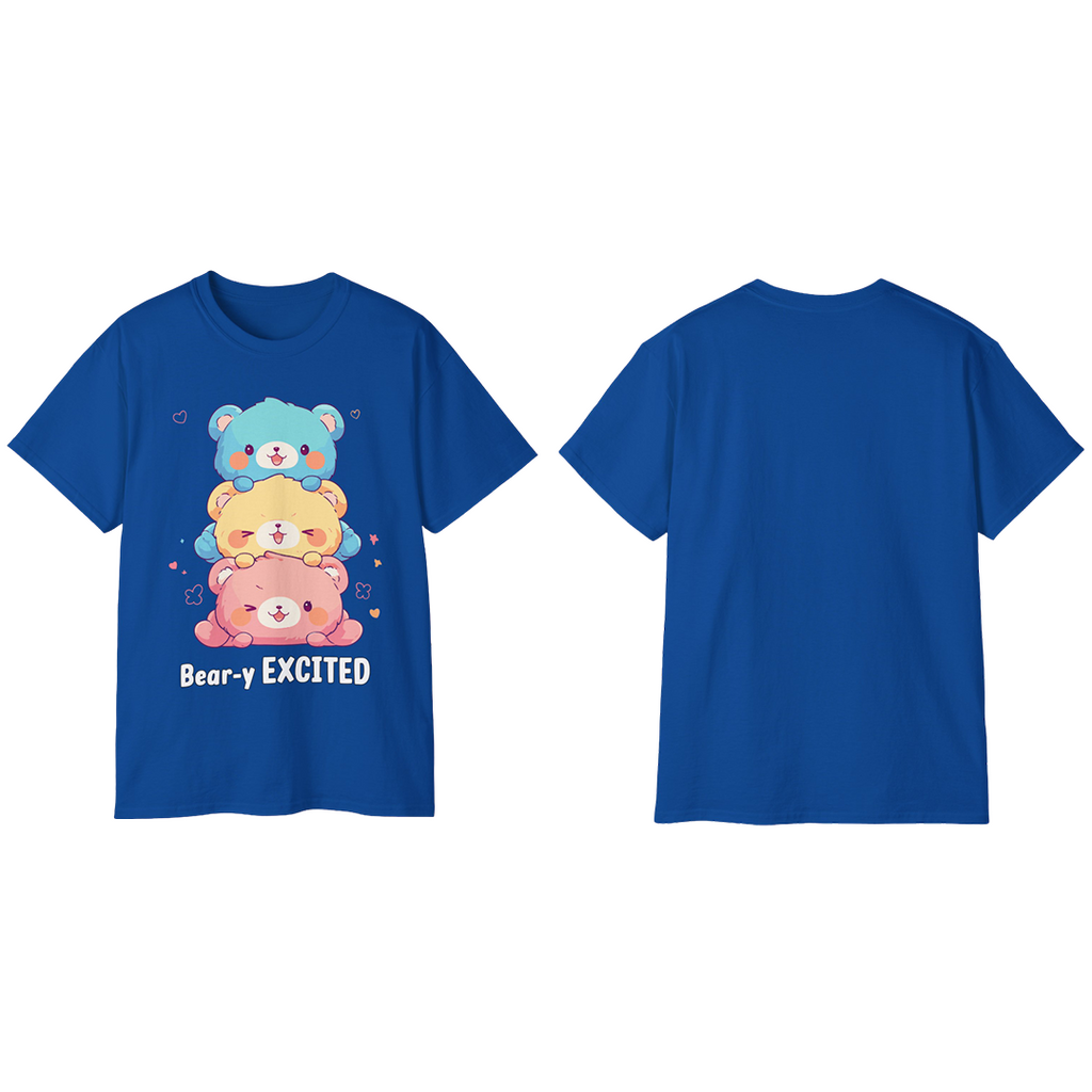 100%纯棉短袖T恤 | Kawaii-Bear-003